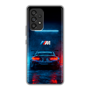 Силиконовый чехол на Samsung Galaxy A53 5G с принтом BMW БМВ Силиконовый чехол на Samsung Galaxy A53 5G с принтом BMW БМВ