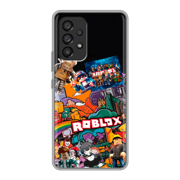 Силиконовый чехол на Samsung Galaxy A53 5G с принтом Roblox Роблокс Силиконовый чехол на Samsung Galaxy A53 5G с принтом Roblox Роблокс