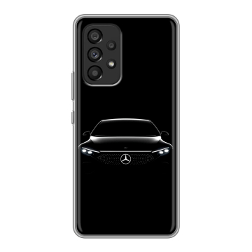 Силиконовый чехол на Samsung Galaxy A53 5G с принтом Mercedes Мерседес Силиконовый чехол на Samsung Galaxy A53 5G с принтом Mercedes Мерседес