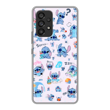 Силиконовый чехол на Samsung Galaxy A53 5G с принтом Лило и Стич Силиконовый чехол на Samsung Galaxy A53 5G с принтом Лило и Стич