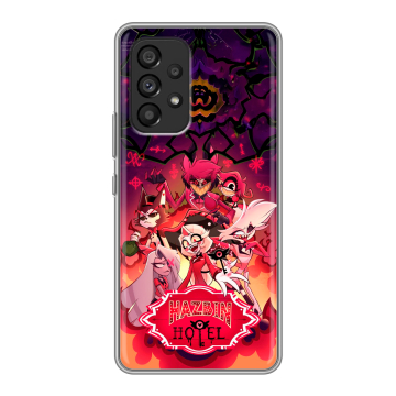 Силиконовый чехол на Samsung Galaxy A53 5G с принтом Hazbin Hotel Отель Хазбин Силиконовый чехол на Samsung Galaxy A53 5G с принтом Hazbin Hotel Отель Хазбин