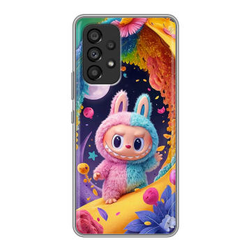 Силиконовый чехол на Samsung Galaxy A53 5G с принтом Labubu Лабубу Силиконовый чехол на Samsung Galaxy A53 5G с принтом Labubu Лабубу
