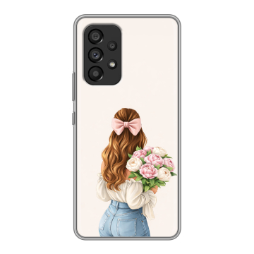 Силиконовый чехол на Samsung Galaxy A53 5G с принтом женский Силиконовый чехол на Samsung Galaxy A53 5G с принтом женский