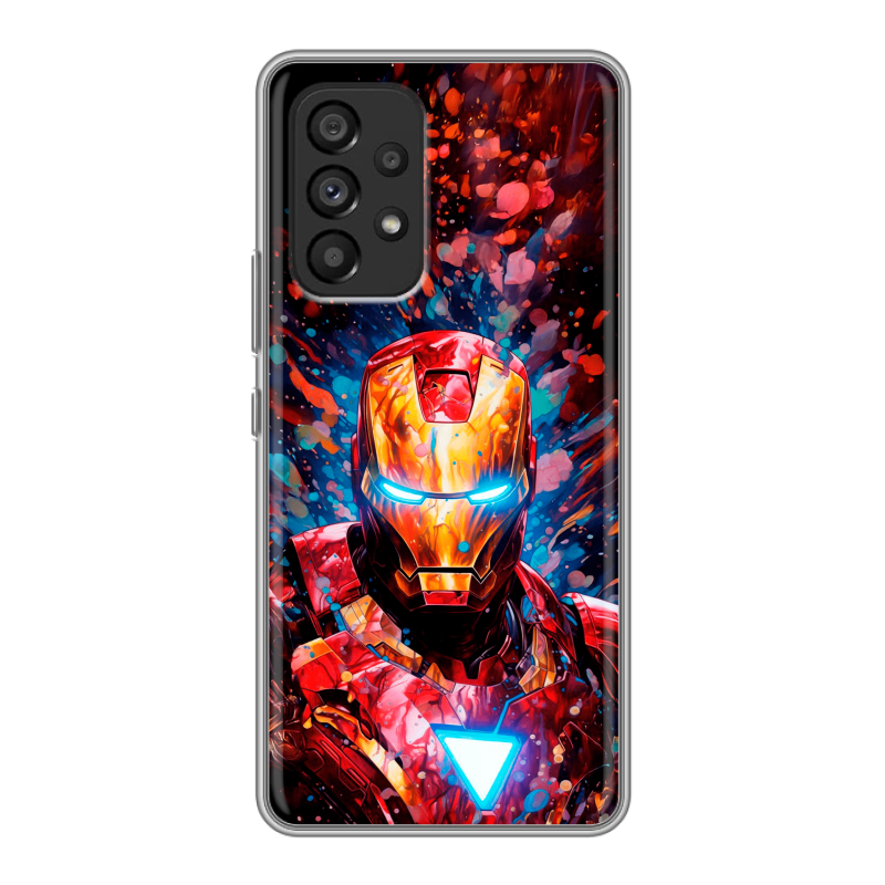 Силиконовый чехол на Samsung Galaxy A53 5G с принтом Железный человек Ironman Силиконовый чехол на Samsung Galaxy A53 5G с принтом Железный человек Ironman