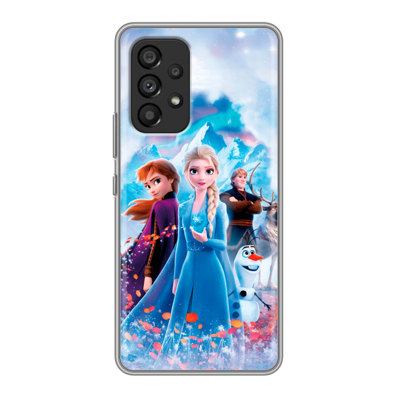 Силиконовый чехол на Samsung Galaxy A53 5G с принтом Холодное сердце Frozen Силиконовый чехол на Samsung Galaxy A53 5G с принтом Холодное сердце Frozen