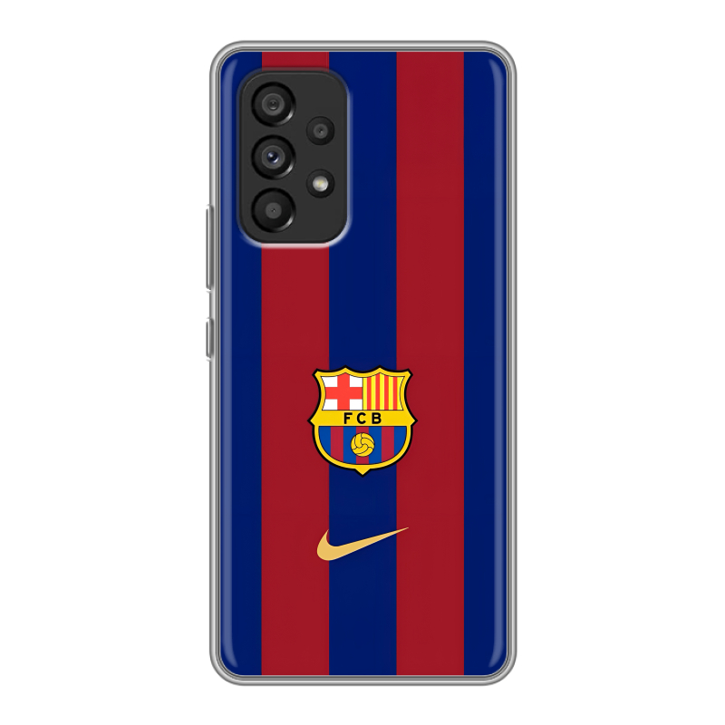 Силиконовый чехол на Samsung Galaxy A53 5G с принтом Барселона Barcelona Силиконовый чехол на Samsung Galaxy A53 5G с принтом Барселона Barcelona