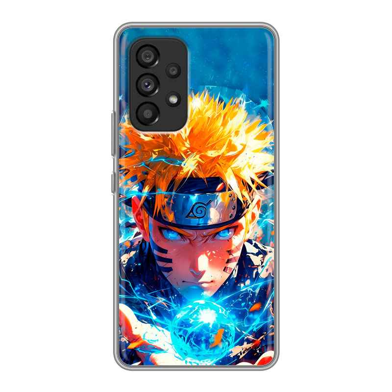 Силиконовый противоударный чехол на Samsung Galaxy A53 5G с принтом Аниме Наруто Naruto Силиконовый противоударный чехол на Samsung Galaxy A53 5G с принтом Аниме Наруто Naruto
