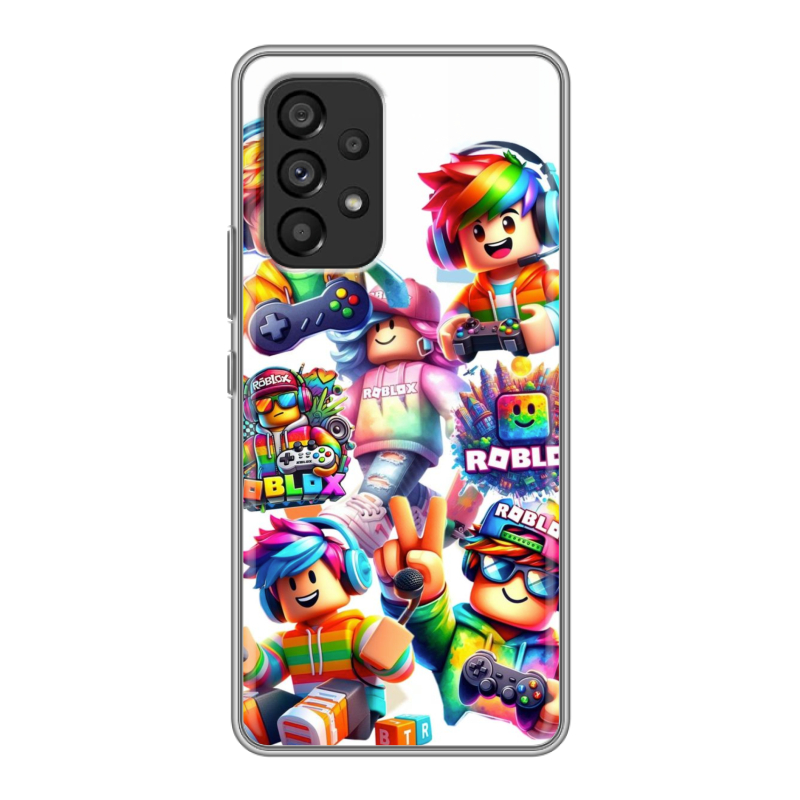 Силиконовый чехол на Samsung Galaxy A53 5G с принтом Roblox Роблокс Силиконовый чехол на Samsung Galaxy A53 5G с принтом Roblox Роблокс