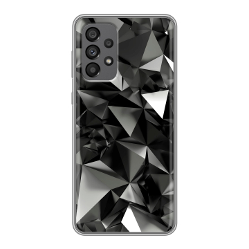 Силиконовый чехол на Samsung Galaxy A73 5G с принтом Черные кристаллы Силиконовый чехол на Samsung Galaxy A73 5G с принтом Черные кристаллы