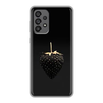 Силиконовый чехол на Samsung Galaxy A73 5G с принтом Черная клубника Силиконовый чехол на Samsung Galaxy A73 5G с принтом Черная клубника