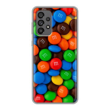 Силиконовый чехол на Samsung Galaxy A73 5G с принтом Конфеты Силиконовый чехол на Samsung Galaxy A73 5G с принтом Конфеты