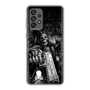 Силиконовый чехол на Samsung Galaxy A73 5G с принтом Скелет Силиконовый чехол на Samsung Galaxy A73 5G с принтом Скелет