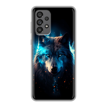 Силиконовый чехол на Samsung Galaxy A73 5G с принтом Волк ночной Силиконовый чехол на Samsung Galaxy A73 5G с принтом Волк ночной