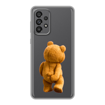 Силиконовый чехол на Samsung Galaxy A73 5G с принтом Медведь Силиконовый чехол на Samsung Galaxy A73 5G с принтом Медведь