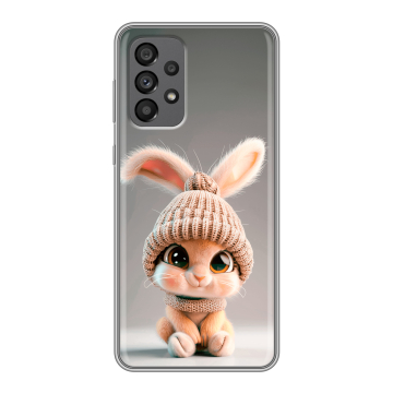 Силиконовый чехол на Samsung Galaxy A73 5G с принтом Кролик Силиконовый чехол на Samsung Galaxy A73 5G с принтом Кролик