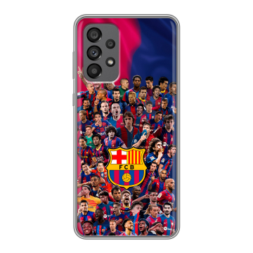 Силиконовый чехол на Samsung Galaxy A73 5G с принтом Барселона Barcelona Силиконовый чехол на Samsung Galaxy A73 5G с принтом Барселона Barcelona