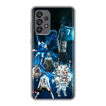 Силиконовый чехол на Samsung Galaxy A73 5G с принтом Реал Роналдо Силиконовый чехол на Samsung Galaxy A73 5G с принтом Реал Роналдо