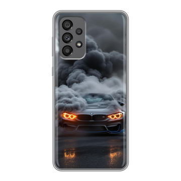 Силиконовый чехол на Samsung Galaxy A73 5G с принтом BMW БМВ Силиконовый чехол на Samsung Galaxy A73 5G с принтом BMW БМВ