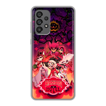 Силиконовый чехол на Samsung Galaxy A73 5G с принтом Hazbin Hotel Отель Хазбин Силиконовый чехол на Samsung Galaxy A73 5G с принтом Hazbin Hotel Отель Хазбин