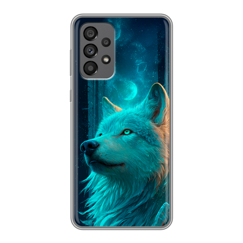 Силиконовый чехол на Samsung Galaxy A73 5G с принтом бабочки саккура Силиконовый чехол на Samsung Galaxy A73 5G с принтом бабочки саккура