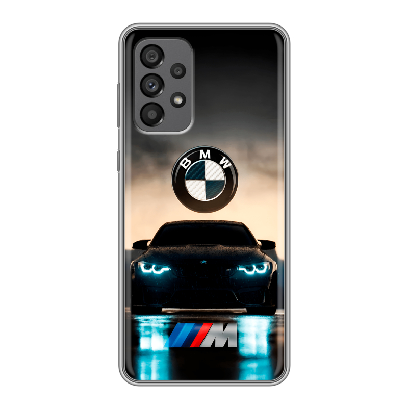 Силиконовый чехол на Samsung Galaxy A73 5G с принтом БМВ BMW Силиконовый чехол на Samsung Galaxy A73 5G с принтом БМВ BMW