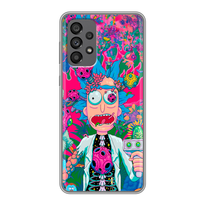 Силиконовый чехол на Samsung Galaxy A73 5G с принтом Рик и Морти Rick Morty Силиконовый чехол на Samsung Galaxy A73 5G с принтом Рик и Морти Rick Morty
