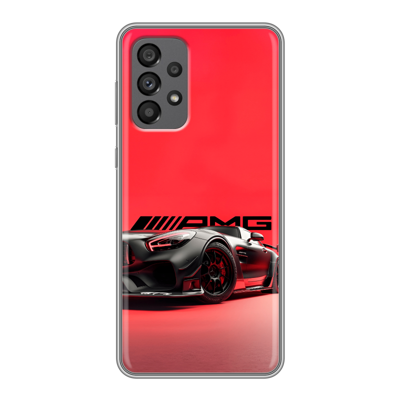 Силиконовый чехол на Samsung Galaxy A73 5G с принтом Мерседес Mercedes AMG Силиконовый чехол на Samsung Galaxy A73 5G с принтом Мерседес Mercedes AMG
