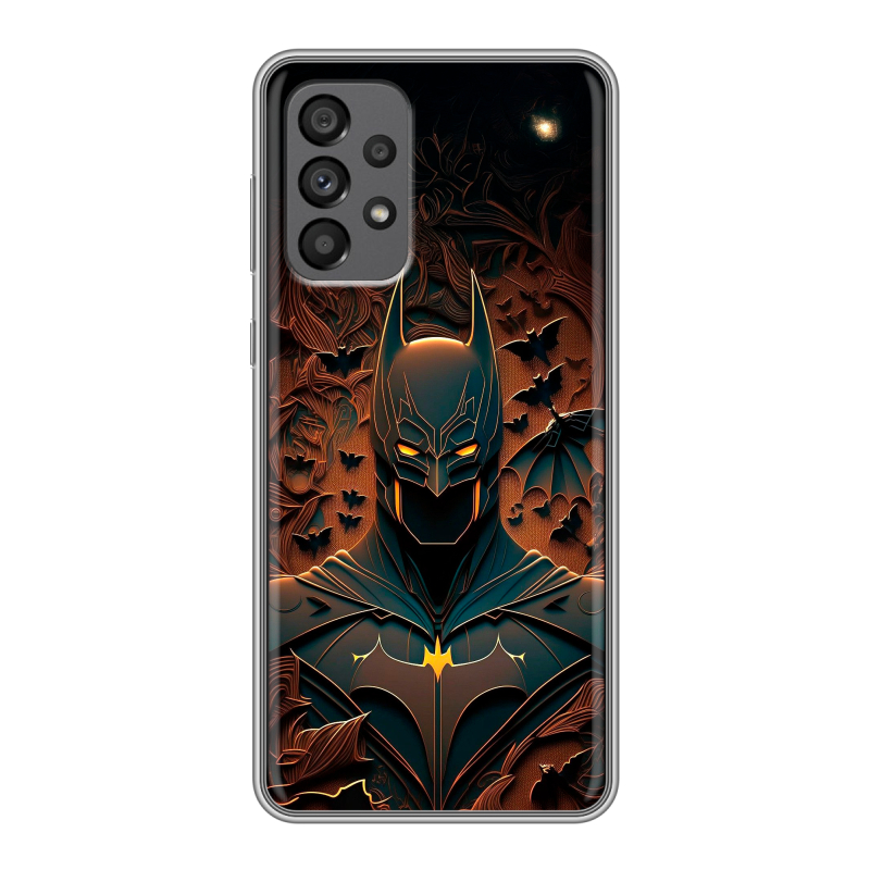 Силиконовый чехол на Samsung Galaxy A73 5G с принтом Batman Бэтмен Силиконовый чехол на Samsung Galaxy A73 5G с принтом Batman Бэтмен