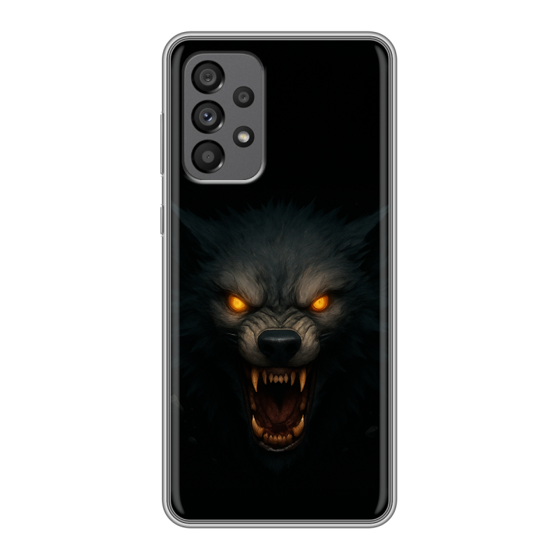 Силиконовый чехол на Samsung Galaxy A73 5G с принтом Волк Силиконовый чехол на Samsung Galaxy A73 5G с принтом Волк