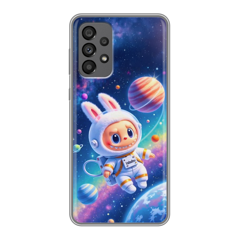 Силиконовый чехол на Samsung Galaxy A73 5G с принтом Labubu Лабубу Силиконовый чехол на Samsung Galaxy A73 5G с принтом Labubu Лабубу