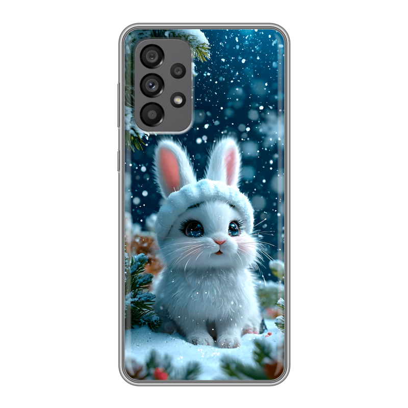 Силиконовый чехол на Samsung Galaxy A73 5G с принтом Новый год Силиконовый чехол на Samsung Galaxy A73 5G с принтом Новый год