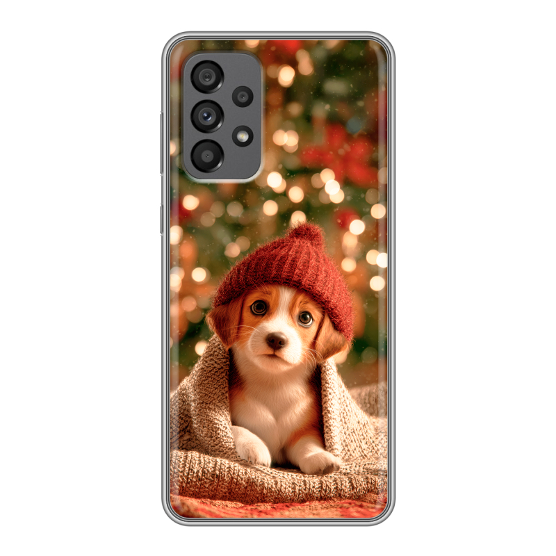 Силиконовый чехол на Samsung Galaxy A73 5G с принтом Новый год Силиконовый чехол на Samsung Galaxy A73 5G с принтом Новый год