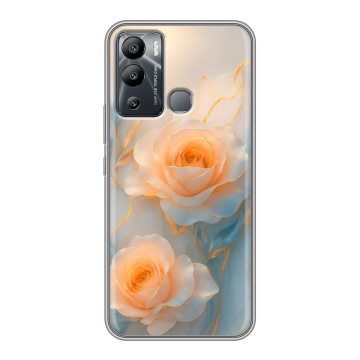 Силиконовый чехол на Infinix Hot 12i с принтом Женский