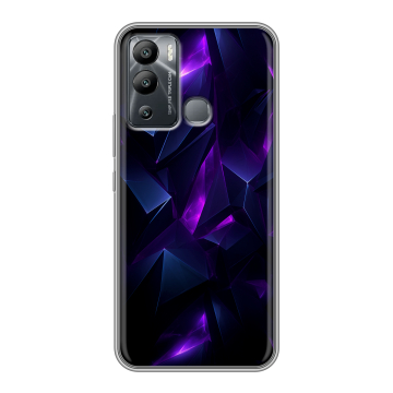 Силиконовый чехол на Infinix Hot 12i с принтом Абстракиция