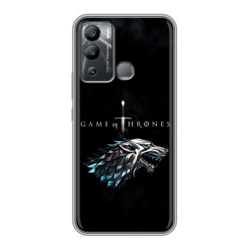 Силиконовый чехол на Infinix Hot 12i с принтом Игра Престолов Game Thrones