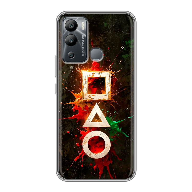 Силиконовый чехол на Infinix Hot 12i с принтом Squid Game Игра кальмара Силиконовый чехол на Infinix Hot 12i с принтом Squid Game Игра кальмара