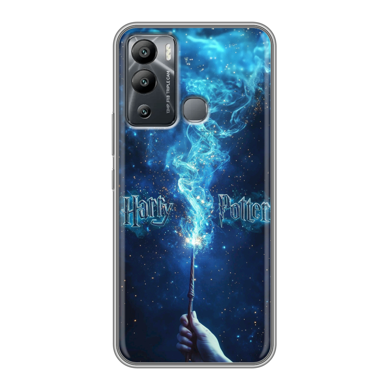 Силиконовый противоударный чехол на Infinix Hot 12i с принтом Harry Potter Гарри Поттер Силиконовый противоударный чехол на Infinix Hot 12i с принтом Harry Potter Гарри Поттер