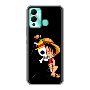 Силиконовый противоударный чехол на Infinix Hot 12 Play с принтом One Piece Ван Пис