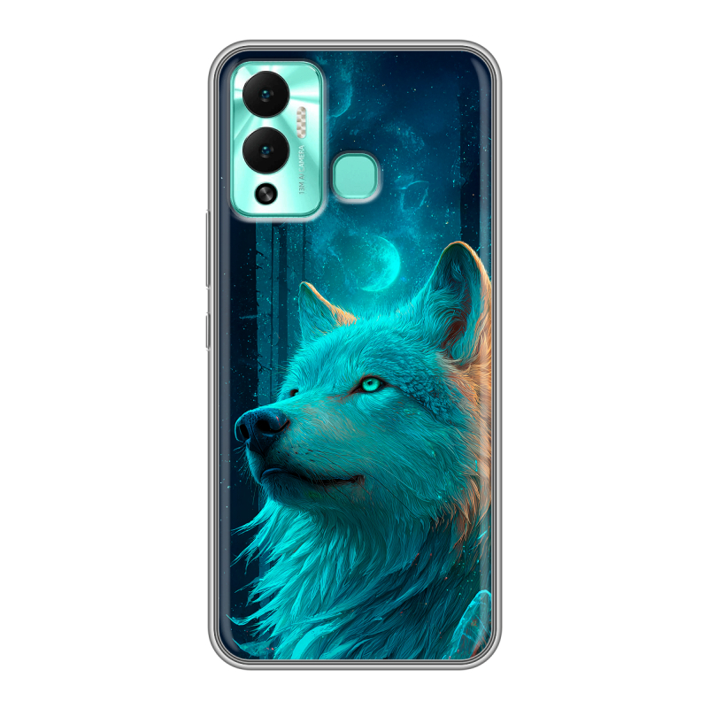 Силиконовый противоударный чехол на Infinix Hot 12 Play с принтом бабочки саккура Силиконовый противоударный чехол на Infinix Hot 12 Play с принтом бабочки саккура
