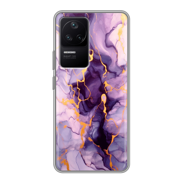 Силиконовый чехол на Xiaomi Poco F4 с принтом Мрамор Силиконовый чехол на Xiaomi Poco F4 с принтом Мрамор