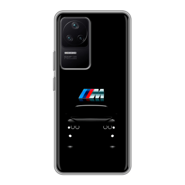 Силиконовый чехол на Xiaomi Poco F4 с принтом БМВ BMW