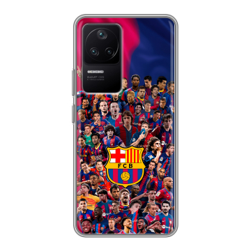 Силиконовый чехол на Xiaomi Poco F4 с принтом Барселона Barcelona Силиконовый чехол на Xiaomi Poco F4 с принтом Барселона Barcelona