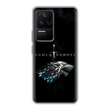 Силиконовый чехол на Xiaomi Poco F4 с принтом Игра Престолов Game Thrones