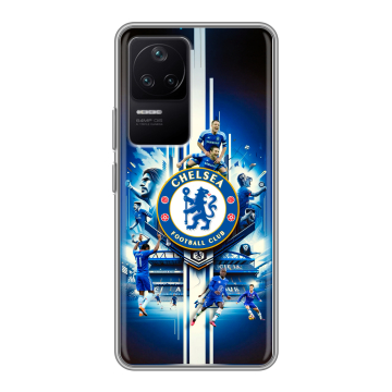 Силиконовый чехол на Xiaomi Poco F4 с принтом Chelsea Челси Силиконовый чехол на Xiaomi Poco F4 с принтом Chelsea Челси