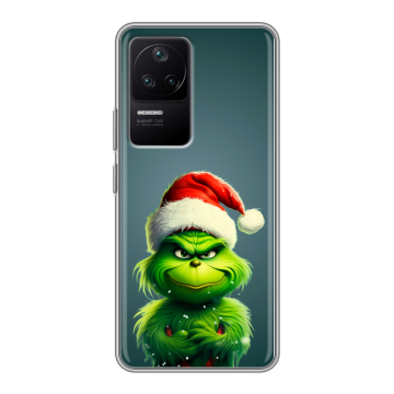 Силиконовый чехол на Xiaomi Poco F4 с принтом Новый год Силиконовый чехол на Xiaomi Poco F4 с принтом Новый год