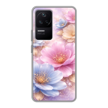 Силиконовый чехол на Xiaomi Poco F4 с принтом женский Силиконовый чехол на Xiaomi Poco F4 с принтом женский