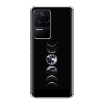 Силиконовый чехол на Xiaomi Poco F4 с принтом женский