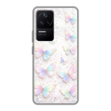 Силиконовый чехол на Xiaomi Poco F4 с принтом женский