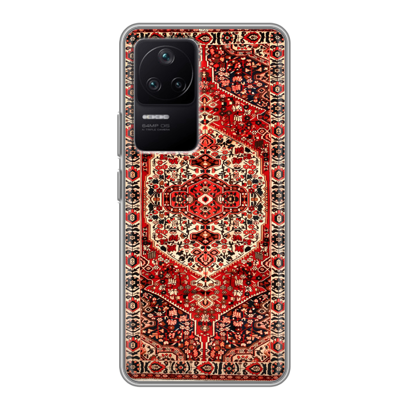 Силиконовый противоударный чехол на Xiaomi Poco F4 с принтом Ковер Силиконовый противоударный чехол на Xiaomi Poco F4 с принтом Ковер