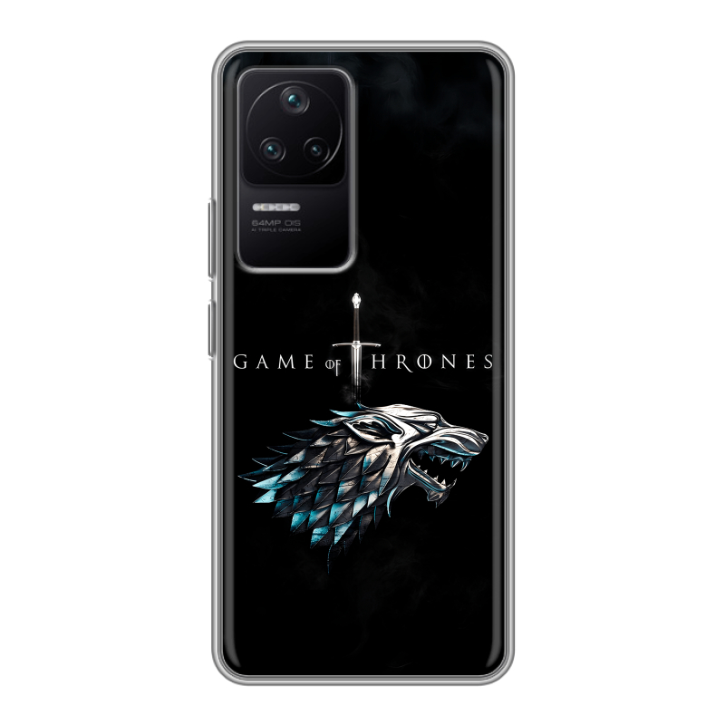 Силиконовый чехол на Xiaomi Poco F4 с принтом Игра Престолов Game Thrones Силиконовый чехол на Xiaomi Poco F4 с принтом Игра Престолов Game Thrones